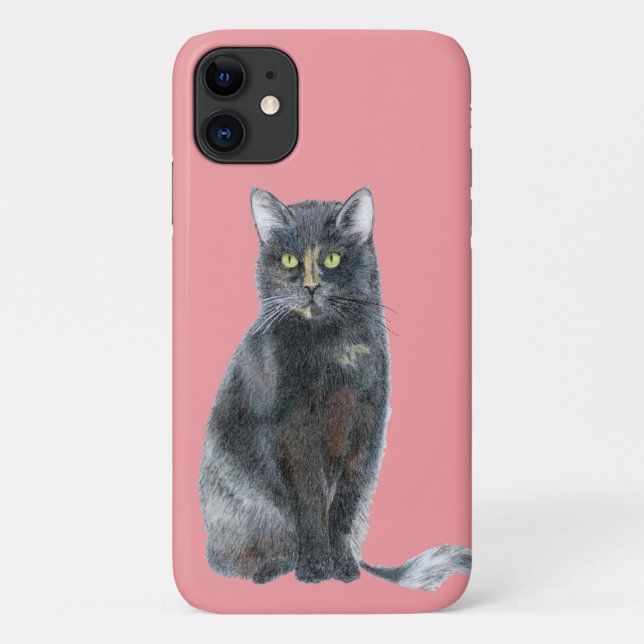 Tortoise Shell Kitty Cat Case-Mate iPhone Case (Back)