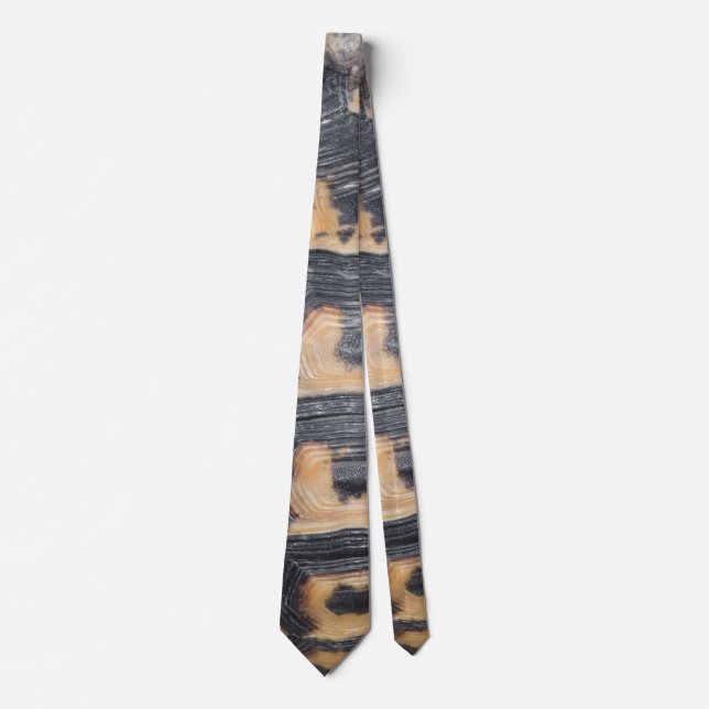 Tortoise shell neck tie (Front)