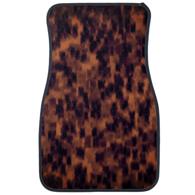 Tortoise Shell Pattern Animal Print Aesthetic Car Floor Mat (Front)