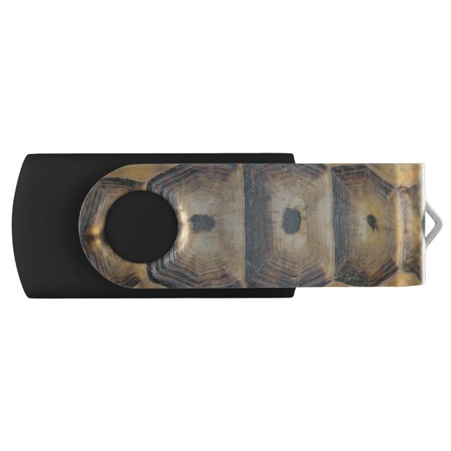 Tortoise Shell Pattern Flash Drive (Front)