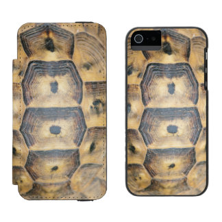 Tortoise Shell Pattern iPhone SE/5/5s Wallet Case