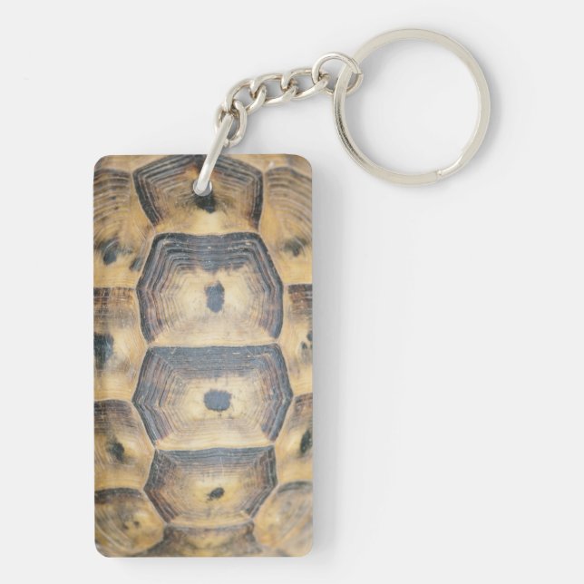 Tortoise Shell Pattern Keychain (Back)