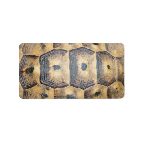 Tortoise Shell Pattern Label