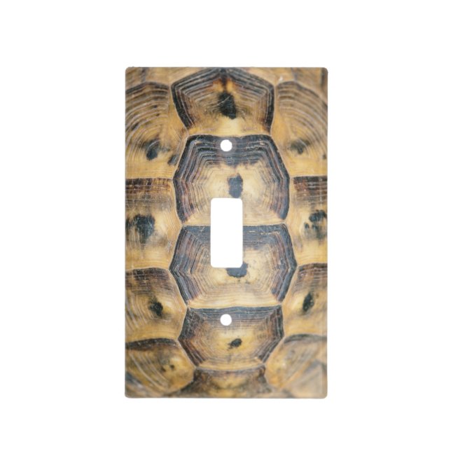 Tortoise Shell Pattern Light Switch Cover (Front)
