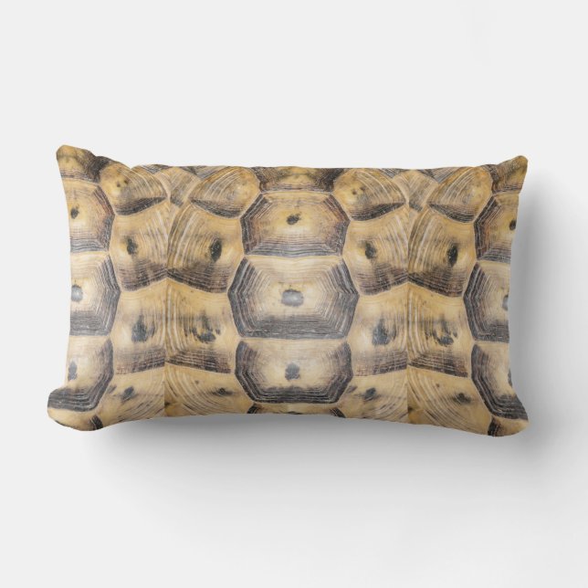 Tortoise shell pattern lumbar pillow (Front)