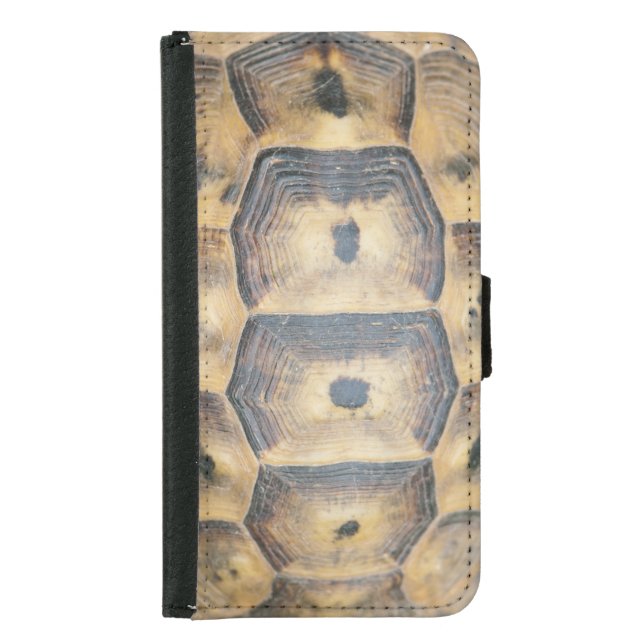 Tortoise Shell Pattern Samsung Galaxy Wallet Case (Front)