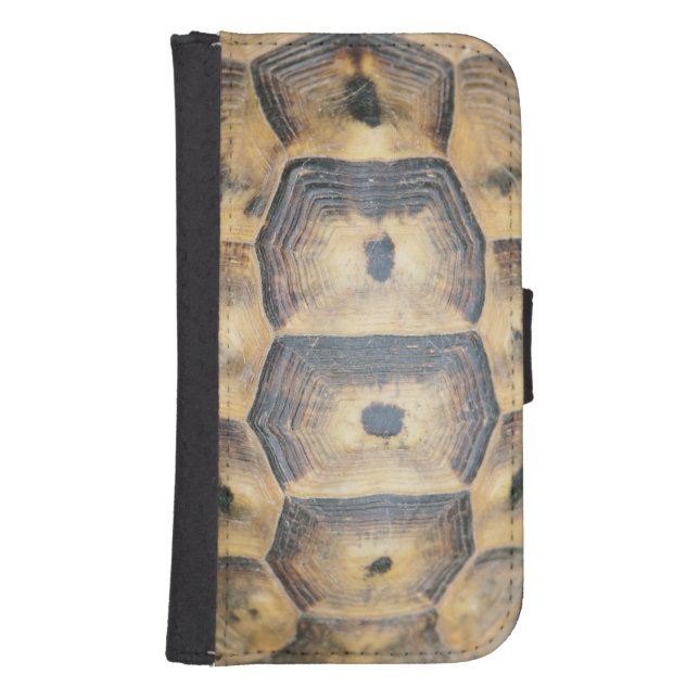 Tortoise Shell Pattern Samsung Galaxy Wallet Case (Front)