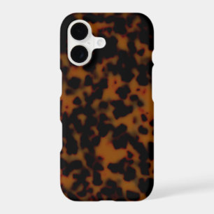 Tortoise Shell Print/Pattern, Dark Sable Brown iPhone 17 Case