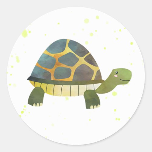 Tortoise Stickers _ Turtle Party Decorations