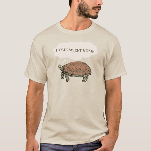 Tortoise / Turtle (Brown) Funny T-Shirt (Front)