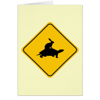 Tortoiseback Hare Crossing Cards