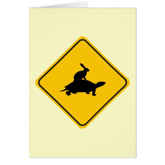 Tortoiseback Hare Crossing Cards (Front)