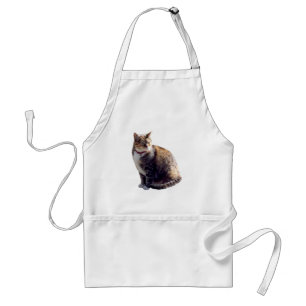 Tortoiseshell Cat Adult Apron