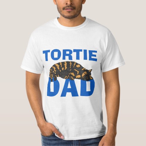 TORTOISESHELL CAT DAD T_SHIRTS