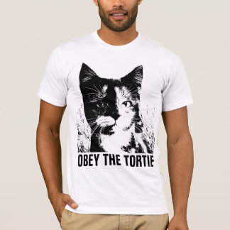 TORTOISESHELL CAT, OBEY THE TORTIE T-Shirt