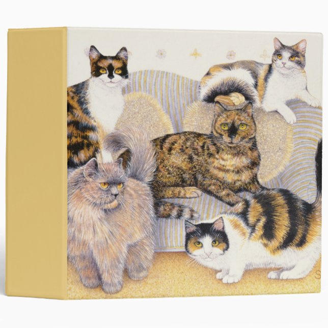 Tortoiseshell ladies binder (Front/Spine)