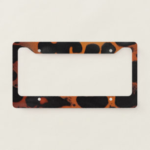 Tortoiseshell Seamless Pattern, Chic TortoiseShell License Plate Frame