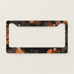 Tortoiseshell Seamless Pattern, Chic TortoiseShell License Plate Frame