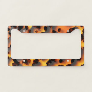Tortoiseshell Seamless Pattern, Chic TortoiseShell License Plate Frame