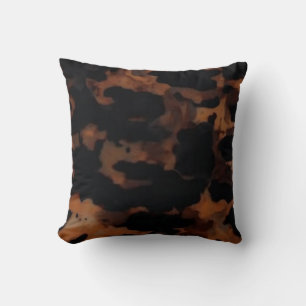 Tortoiseshell Seamless Pattern, Chic TortoiseShell Throw Pillow