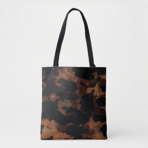 Tortoiseshell Seamless Pattern, Chic TortoiseShell Tote Bag