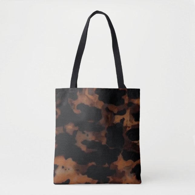Tortoiseshell Seamless Pattern, Chic TortoiseShell Tote Bag (Front)