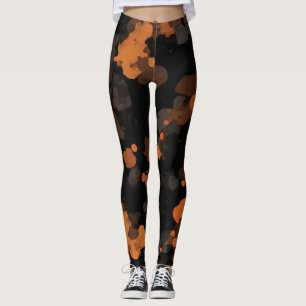 TortoiseShell Vintage Retro, Tortoiseshell Pattern Leggings