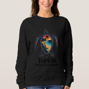 Tortola B.V.I British Virgin Islands Souvenir Vaca Sweatshirt