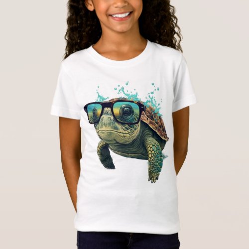 Tortuga con lentes T_Shirt