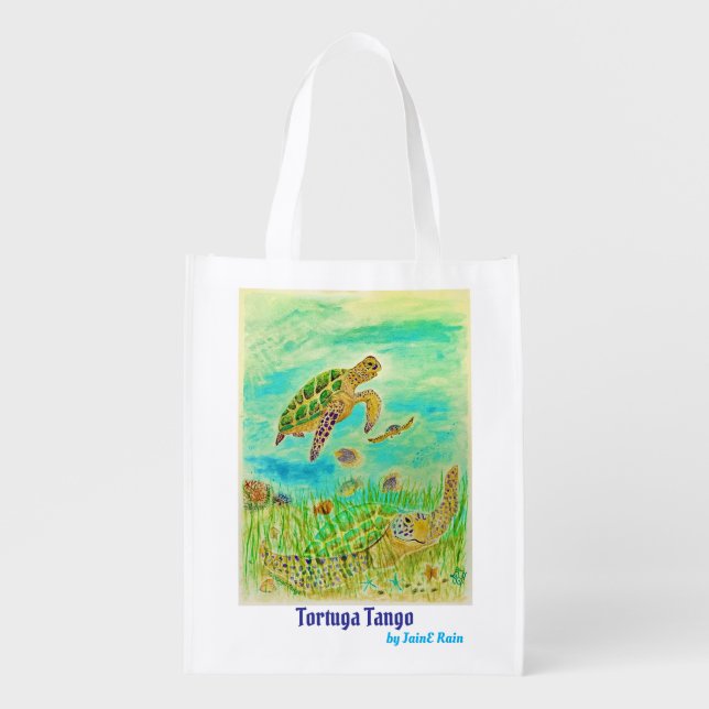 Tortuga Tango Shopping Bag (Front)