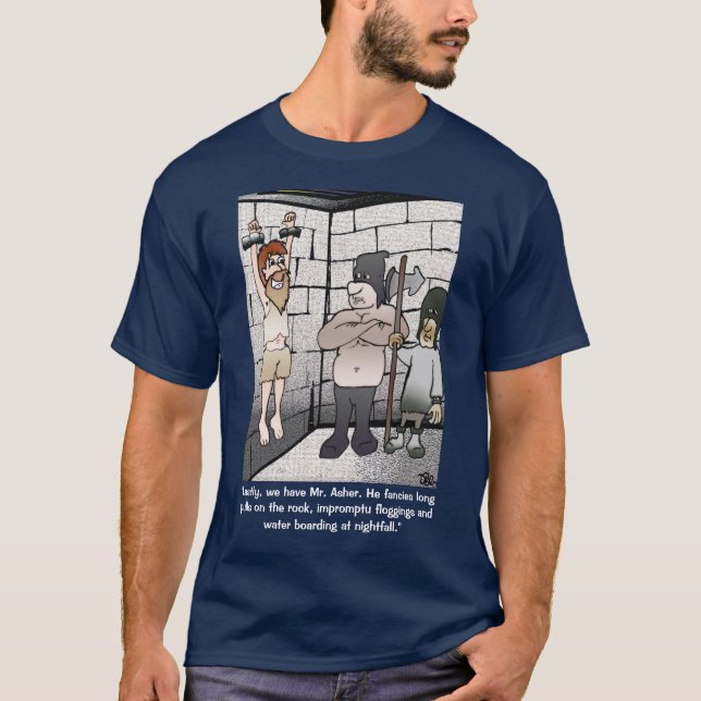 Torture Men's Blue T-Shirt (Front)