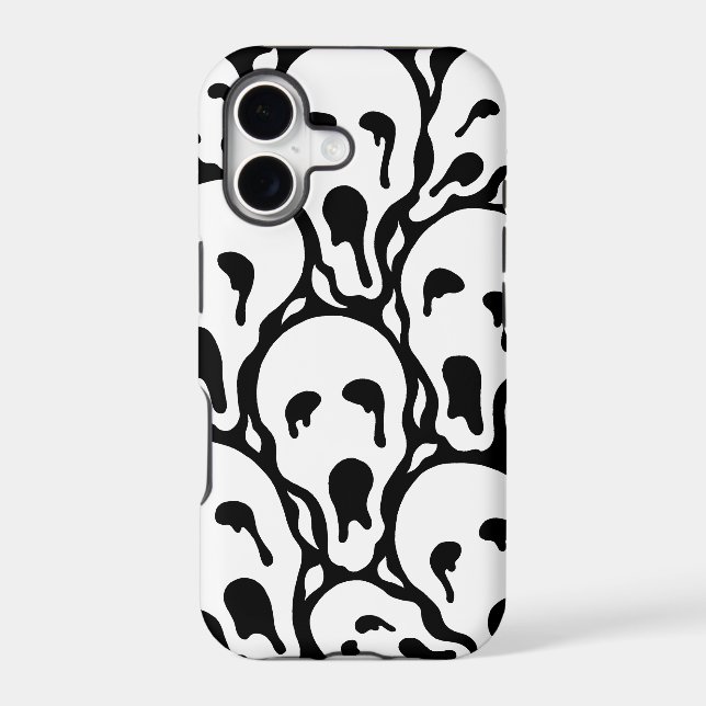 Tortured Souls Weird Horror Artwork iPhone Case (Back)