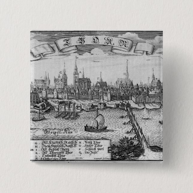 Torun, Poland Button (Front)