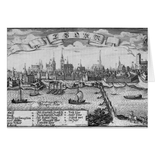 Torun, Poland Cards (Front Horizontal)