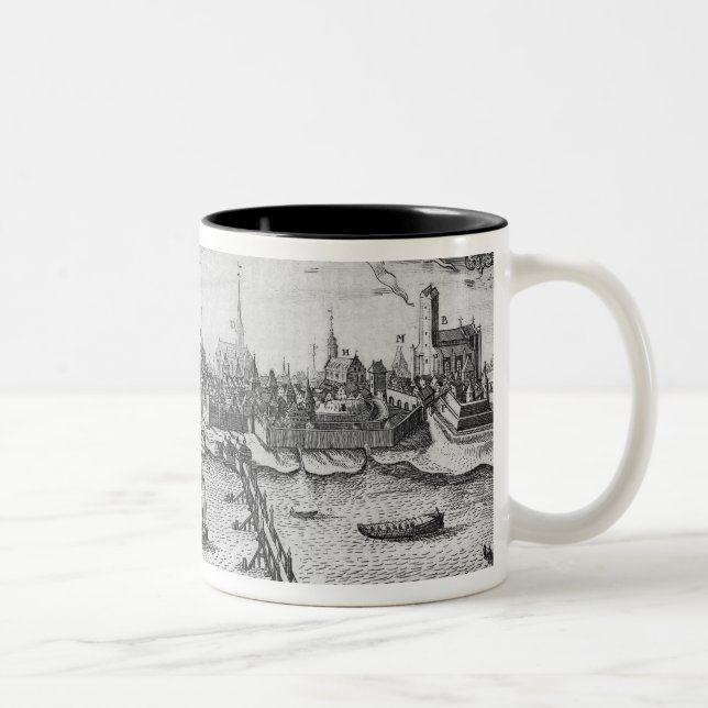 Torun, Poland Two-Tone Coffee Mug (Right)