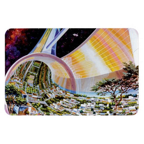 Torus Space Station Habitat Colony Artist Concept Magnet