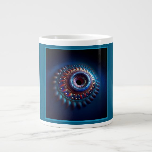 Torus Wormhole Giant Coffee Mug (Front)