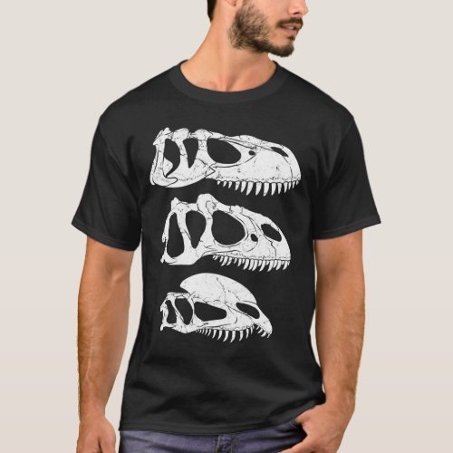 Torvosaurus Allosaurus Dilophosaurus fossil T_Shirt