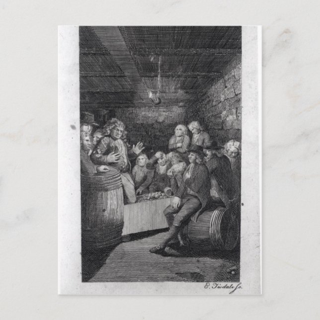 Tory Pandemonium, from John Trumbull's Postcard (Front)