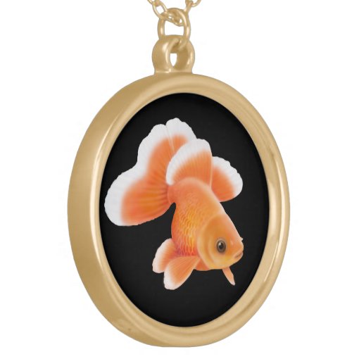 Tosakin Fantail Goldfish Necklace Zazzle