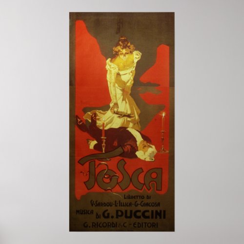 Tosca Opera Poster