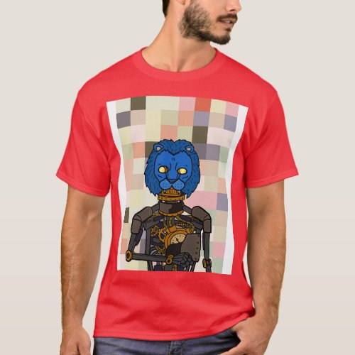 Tosca Robotic Wonder in Pixel Art Unveiling NFT To T_Shirt