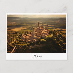 Toscana, Italy postcard
