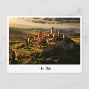 Toscana, Italy postcard