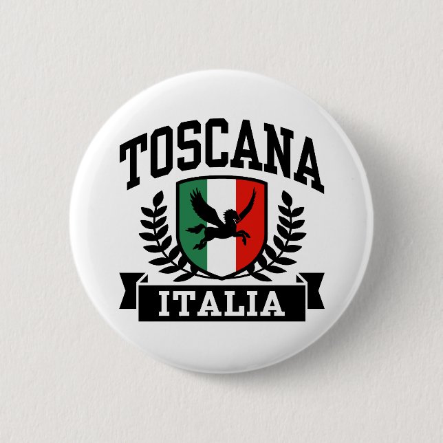Toscana Pinback Button (Front)