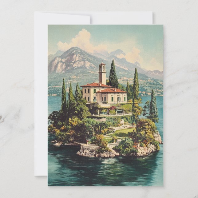 Toscana Vintage Travel Postcard (Front)