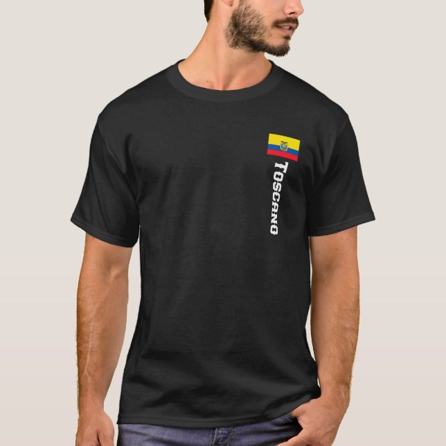 Toscano Last Name Ecuador For Men Women Kids T-Shirt (Front)