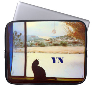 Tosca's Winter Window Laptop Sleeve