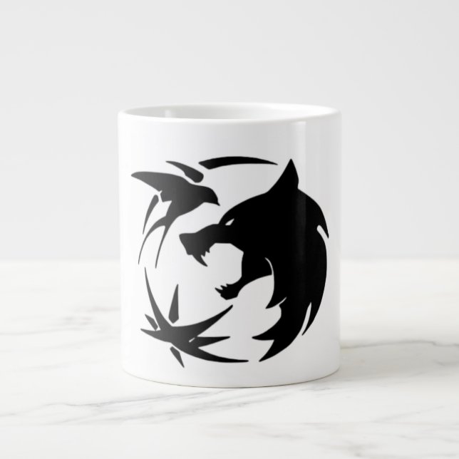 Toss a coin to witcher  giant coffee mug (Front)