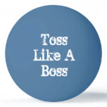 Toss Like A Boss Beer Pong Ping-Pong Ball Toss Like A Boss Beer Pong Ping-Pong Ball
